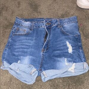 Denim Blue Women's Shorts